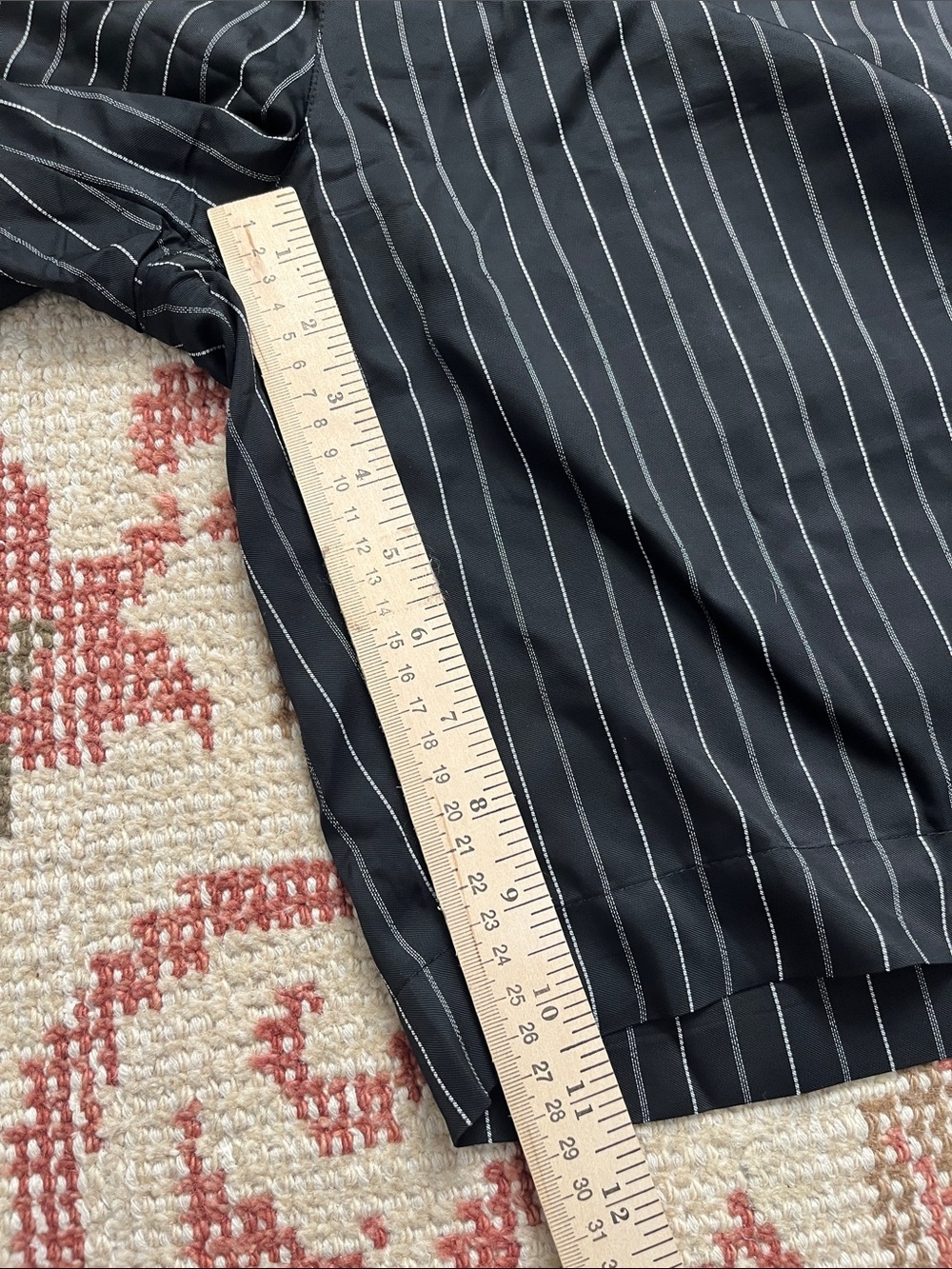 Neil Barrett City Shorts Black White Pinstripe Italian Made - Picture 4 of 11